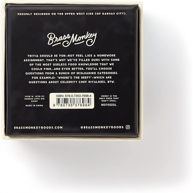 Junk Food & Food Food Trivia