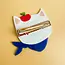 Apples Kitty Cat Hair Clip