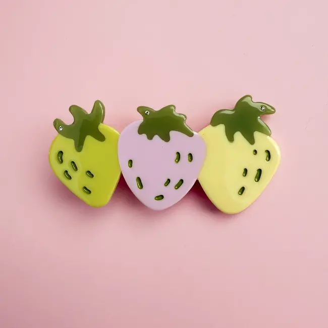 Summer Strawberries Hair Clip