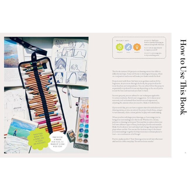 Drawing Nature: 100 Prompts, Projects and Playful