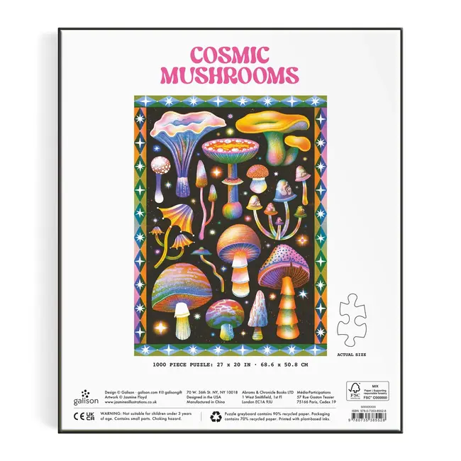 Cosmic Mushrooms Puzzle 1000pc