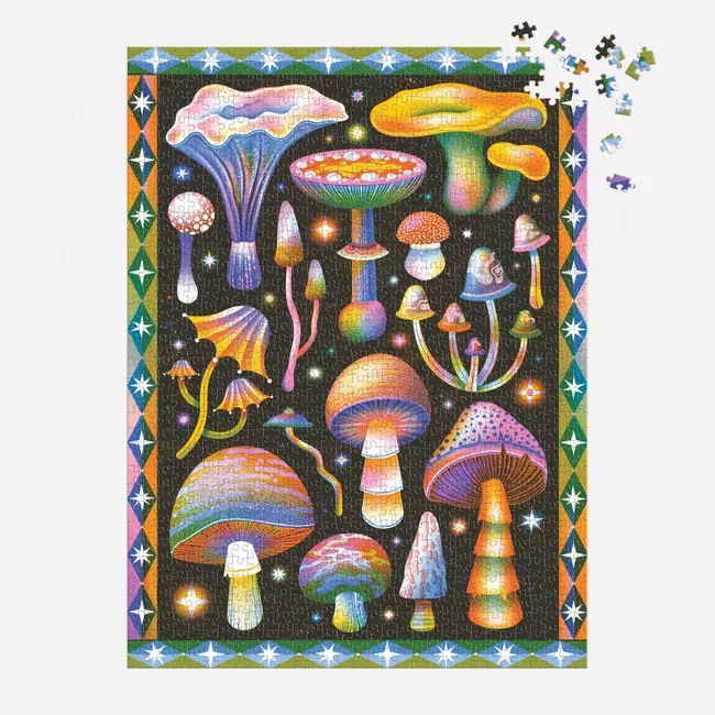 Cosmic Mushrooms Puzzle 1000pc