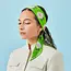 Twilly Ribbon Scarf - White Flower
