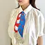 Twilly Ribbon Scarf - Apple Cat