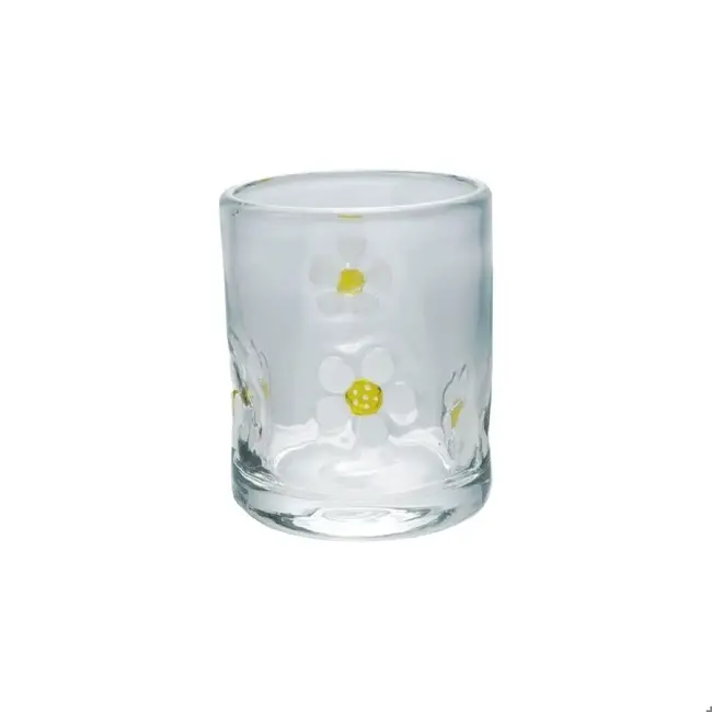 Daisies Drinking Glass 12oz