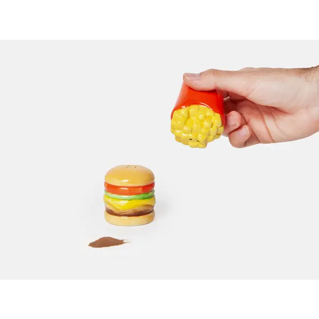 Fries & Burger Salt & Pepper Shakers