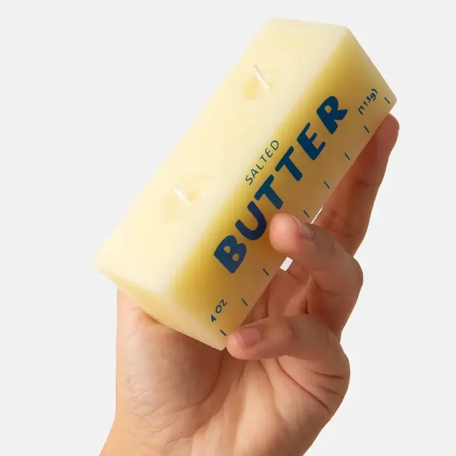 3D Salted Butter Candle
