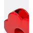 Red Daisy Vase