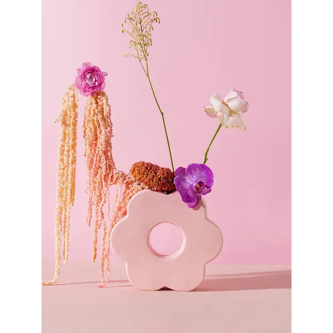 Pink Daisy Vase