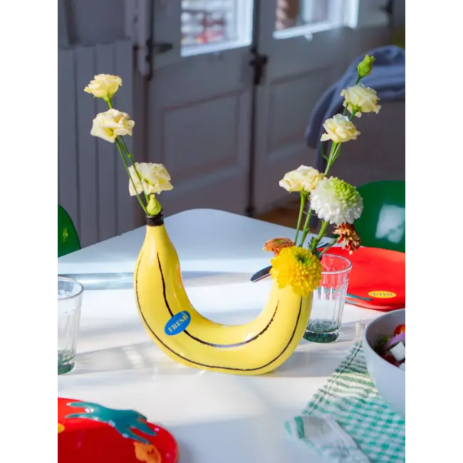 Farmers Market Banana Vase