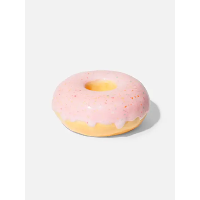 Pink Donut Candle Holder