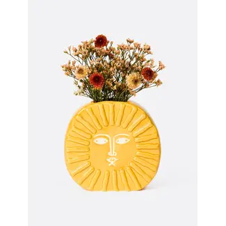 Yellow Sun Vase