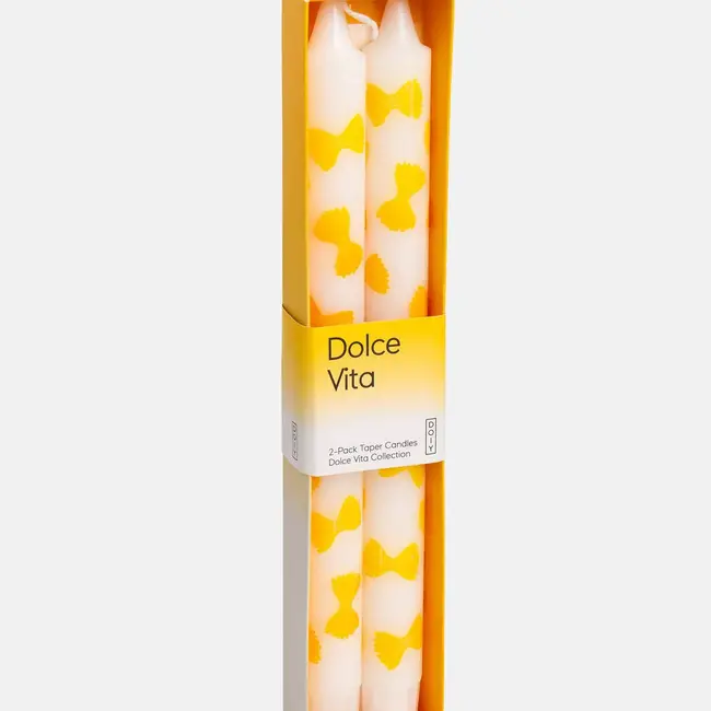 Dolce Vita Farfalle Taper Candles Set of 2