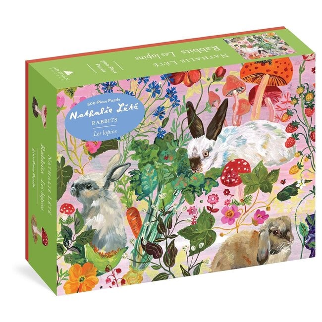 Nathalie Lete Rabbits 500 Piece Puzzle