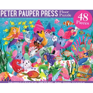 Mermaid Adventure Kid's Floor Puzzle 48 Piece