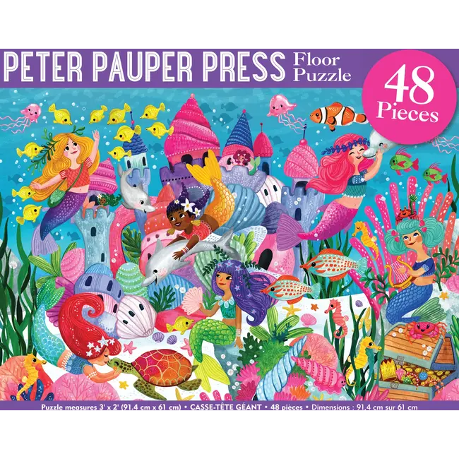 Mermaid Adventure Kid's Floor Puzzle 48 Piece