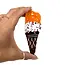 Double Scoop Chocolate Ice Cream Hair Claw