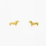 Alice Brass Dachshund Post Earrings