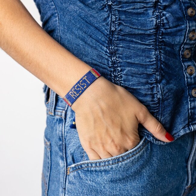 Gabby Adjustable Beaded Bracelet - Resist