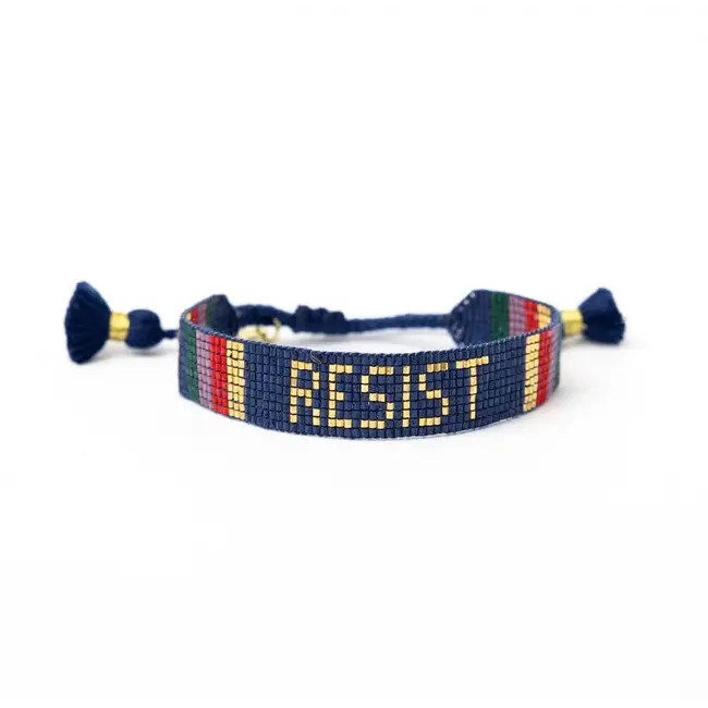 Gabby Adjustable Beaded Bracelet - Resist