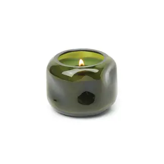 Basalt 5oz Glass Candle - Green Wild Fig Cedar