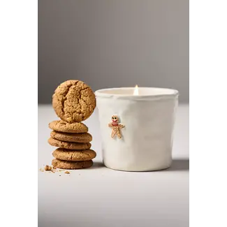 Bistro 8oz Ceramic Candle - Gingerbread
