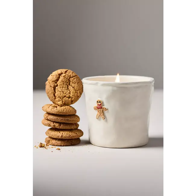 Bistro 8oz Ceramic Candle - Gingerbread