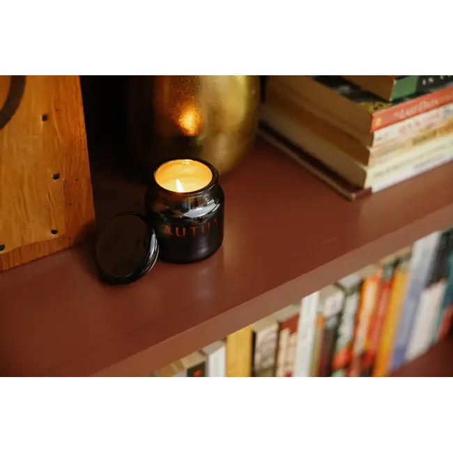 Chroma Candle 2.5oz - Black Autumnus (Flaming Pumpkin)