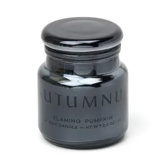 Chroma Candle 2.5oz - Black Autumnus (Flaming Pumpkin)