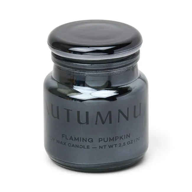 Chroma Candle 2.5oz - Black Autumnus (Flaming Pumpkin)