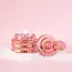 Beam Glass Candle - Pink Peppermint