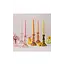 Green Tall Glass Taper Holder