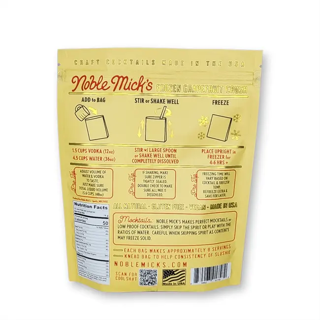 Frozen Grapefruit Crush Cocktail