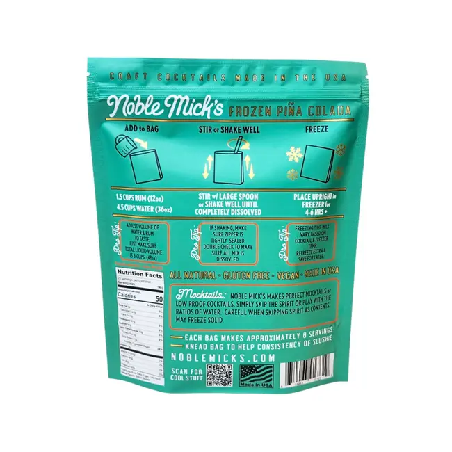 Frozen Pina Colada Cocktail