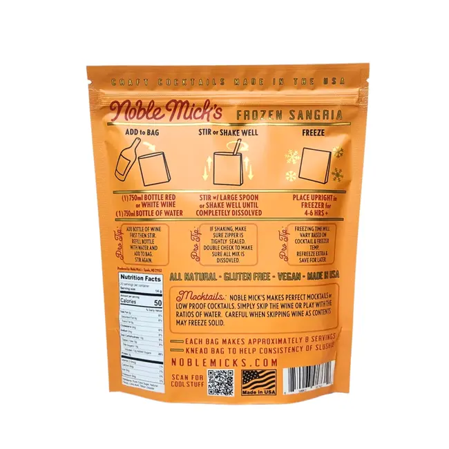 Frozen Sangria Cocktails