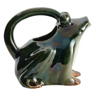 32oz Stoneware Frog Watering Pitcher