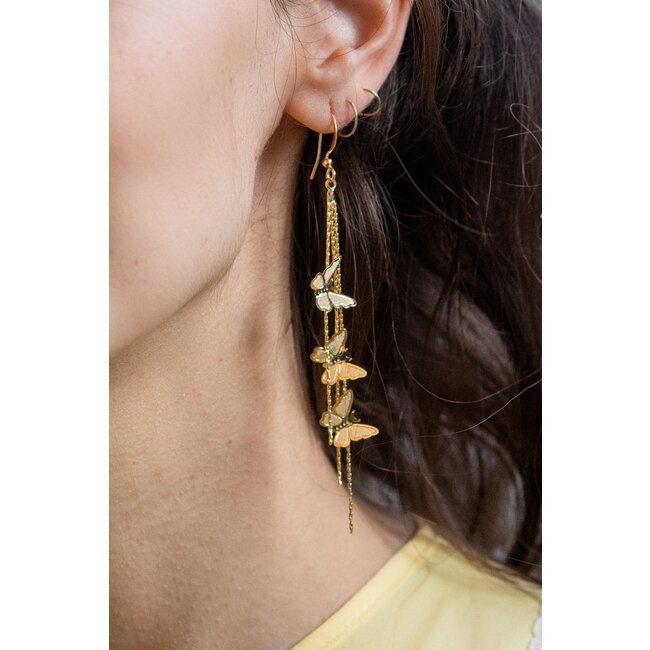 Give Me Butterflies - 18k Gold Plated Earrings