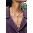 Cassidy Bolo Necklace - 18k Gold Plated