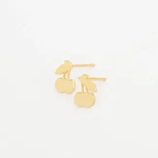 Alice Brass Cherries Post Earrings