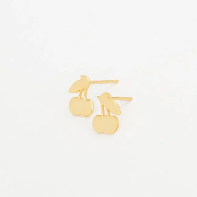 Alice Brass Cherries Post Earrings
