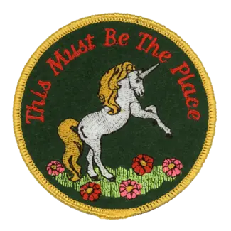 This Must Be the Place Iron-On Patch