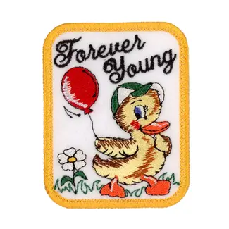 Forever Young Iron-On Patch