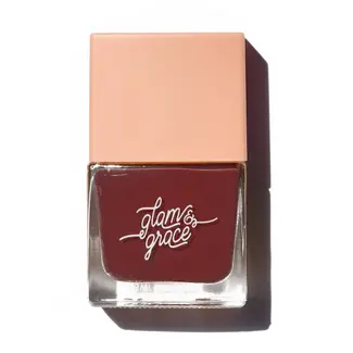 Glam + Grace Nail Polish - Dark Raisin