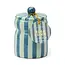 Striped Cabana Candle - Warm Cider (Blue/Navy)