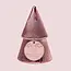 Pink Ribbed Mercury Tree Candle - Pink Peppermint