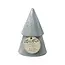 Silver Ribbed Mercury Tree Candle - Cypress & Fir