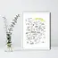 The Write Occasion Calligraphy Raleigh Matted Print - 11x14