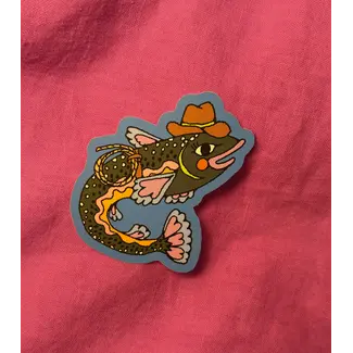 Silly Trout Sticker