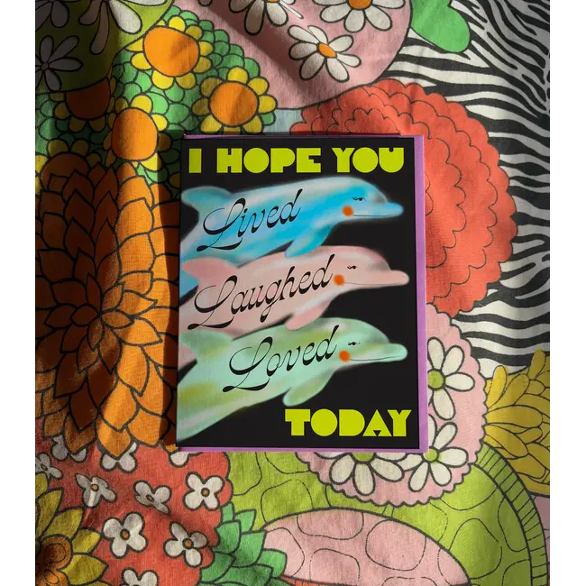 Live Laughed Love Card