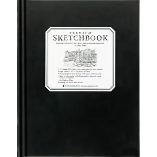 Large Black Premium Sketchbook